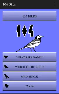 104 Birds Quiz Screen Shot 0