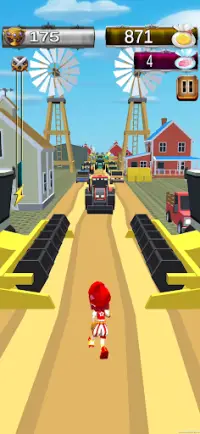 Subway Super Princess Hero Runner 3D Endless Game Screen Shot 13