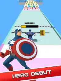 Super Runner Hero：Muscle League Screen Shot 4