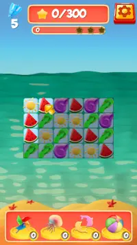 Beach Party Blast: Match 3 Puzzle Rescue Game Screen Shot 0