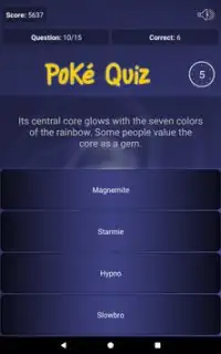 Quiz for Pokemon - I generation Screen Shot 12