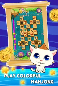 Mahjongg: Titan Kitty (free majong) Screen Shot 0