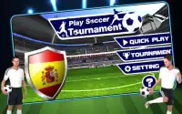 play soccer tournament Screen Shot 0