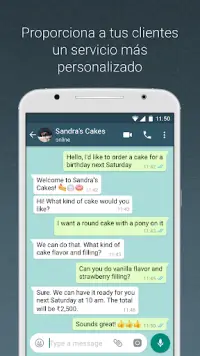 WhatsApp Business Screen Shot 1