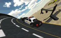 Policja samochód jazdy 3D Screen Shot 18