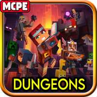 DUNGEONS— Minecraft MMO Map for Minecraft PE