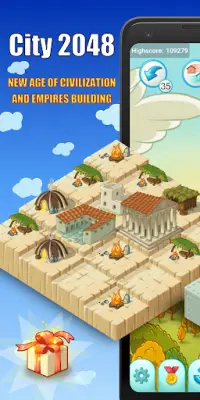 City 2048 new Age of Civilization Building Empires Screen Shot 0