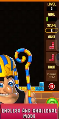 Classic Egypt jewels brick game Screen Shot 1