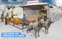 स्नो डॉग स्लेजिंग ट्रांसपोर्ट गेम्स: शीतकालीन खेल Screen Shot 12