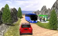バス、オフロードドライビングシミュレータの山の丘 Screen Shot 1
