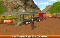 Offroad Farm Animal Truck: Driving Games 2019 Screen Shot 3