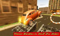 Classic Russian Car Rampage – Mad Death Racer Sim Screen Shot 2