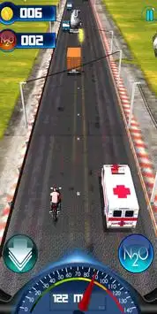 Moto Racer 3D 2015 (TRAFFIC) Screen Shot 0