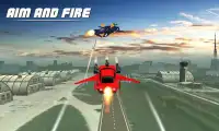 Cuộc chạy đua xe bay cuộc chiến simulator Screen Shot 5