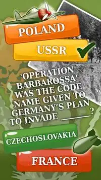 World War 2 Quiz Questions And Answers - WW2 Game Screen Shot 2