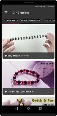 DIY Bracelet Tutorials Screen Shot 0