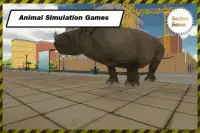 코뿔소의 생존 시뮬레이터 Screen Shot 3
