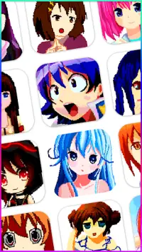 Anime Manga Pixel Coloring Screen Shot 1