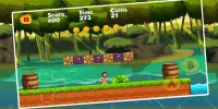 Caveman Adventure : Jungle World Run Screen Shot 2