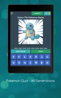 Pokemon Quiz - All Generations Screen Shot 14