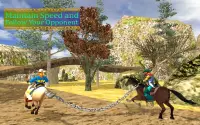 Jeu de courses de chevaux enchaînés-Horse Derby Screen Shot 4