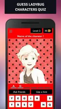 Guess the Lady Bug Characters Quiz Screen Shot 2
