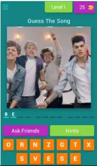 Guess The Song by One Direction Screen Shot 0