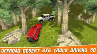 Offroad Desert 6x6 Truck Driving 3D Screen Shot 4
