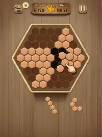 Wooden Hexagon Fit: Hexa Block Puzzle Screen Shot 7