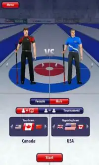 Curling3D lite Screen Shot 2