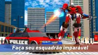 Polícia Robô Transformar - Cidade Sobrevivência Screen Shot 2