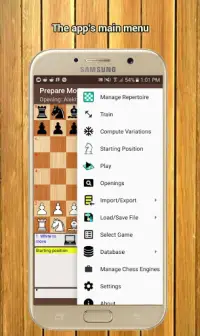 Chess Trainer Free - Tagagawa ng Repertoire Screen Shot 7