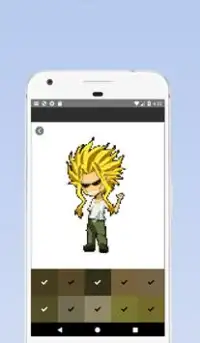 Anime Pixel Art - Todos Poderiam Cor por Número Screen Shot 2