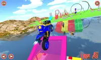 Superheros City Bike 3D : Stunts racing Game 2021 Screen Shot 4