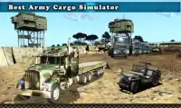 Army Cargo Truck Driving Screen Shot 3