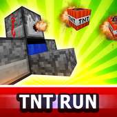 TNT Run Blockman GO to survive in MCPE labyrinth