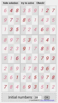 Yasminoku sudoku with solver Screen Shot 12