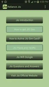 Free SIM For JIO Screen Shot 0