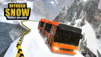 Offroad Snow Tourist Bus Drive Screen Shot 0
