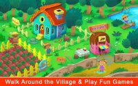 Kiddos in Village : Fun & Free Educational Games Screen Shot 1