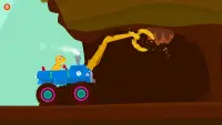 恐竜発掘探検隊 - 子供向けトラックシミュレーションゲーム Screen Shot 0