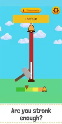 Hammer Stronk - Tap and Win Free Mobile Top-Up Screen Shot 2
