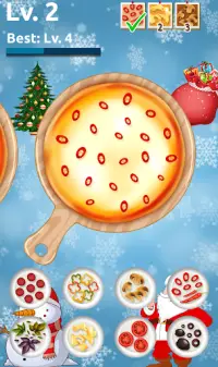 Christmas Pizza Cooking - Pizza Maker Kitchen Game Screen Shot 6