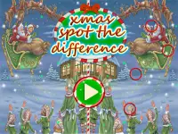 Spot The Difference Christmas : Puzzle de Noël Screen Shot 0