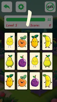 Kids Memory Game: Fruits Screen Shot 27