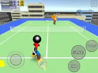 Stickman 3D Tennis Screen Shot 5
