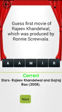 Bollywood Quiz Screen Shot 4
