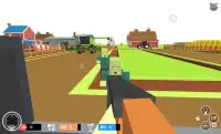 Pixel Zombies- Block Warfare Screen Shot 3