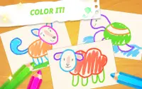 Baby drawing for kids - easy animal drawings Screen Shot 3