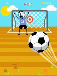 Stickman Soccer Shootout Cup: Penalty Kick game Screen Shot 2